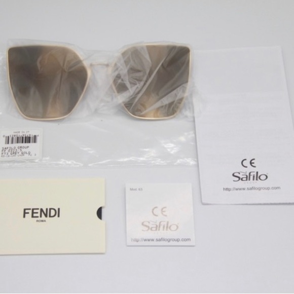 FENDI F is Dark Grey Shaded Oversized Ladies Sunglasses
FF0323SFT3FQ63 - Picture 11 of 11
